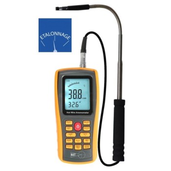 ANEMOMETRE A FIL CHAUD PORTABLE 0-30 m/s 0-45°C AVEC ETALONNAGEREF : ANEXX-NNTF1-CR BLET ANEXX-NNTF1-CR : Instruments de Mesure 