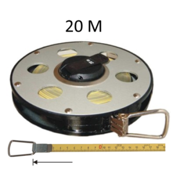 Mètre Ruban Double Décamètre Acier Classe I RUBR1-C1MNSJL3B