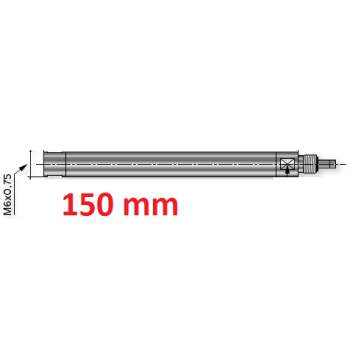 Depth extension M6, 150 mm BLET Ref : RALH2-1150-00 BLET RALH2-1150-00 : securemail.fr