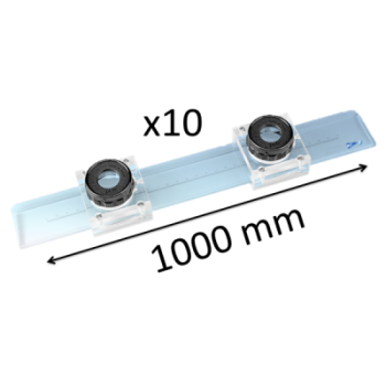 GLASS SCALE WITH ZOOM FOR PRINT SHOP X10 1000MM