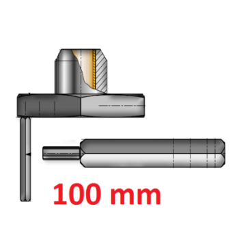 Butée de profondeur 100 mm BLET Ref : ACCH2-B98-00 BLET ACCH2-B98-00 : Instruments de Mesure et Contrôle - Direct Usines