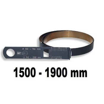 OUTER CIRCUMETER BLET BLACK COATING DIAMETER 1500-1900 MM