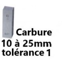 CALE ETALON EN CARBURE BLET