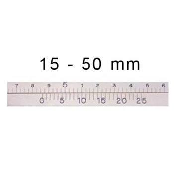 Circomètre Extérieur BLET Blanc Diamètre 15-50 mm avec Certificat d'Etalonnage