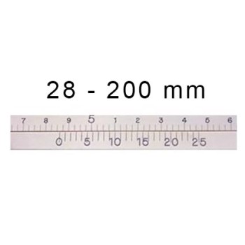 Circomètre Extérieur BLET Blanc Diamètre 28-200 mm avec Certificat Etalonnage